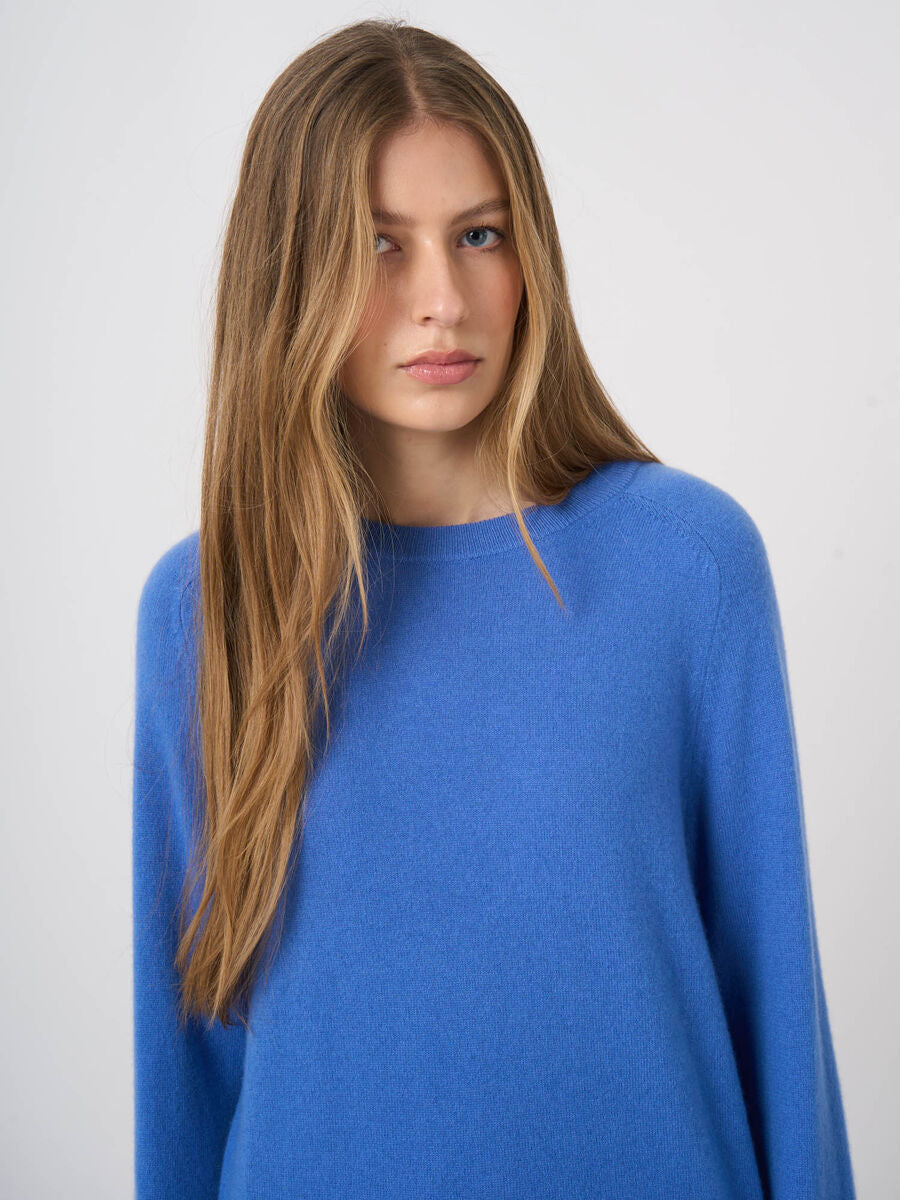 Repeat  Cashmere Leichter Kaschmirpullover Mit Rundhalsausschnitt