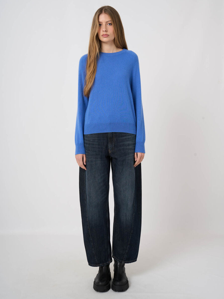 Repeat  Cashmere Leichter Kaschmirpullover Mit Rundhalsausschnitt