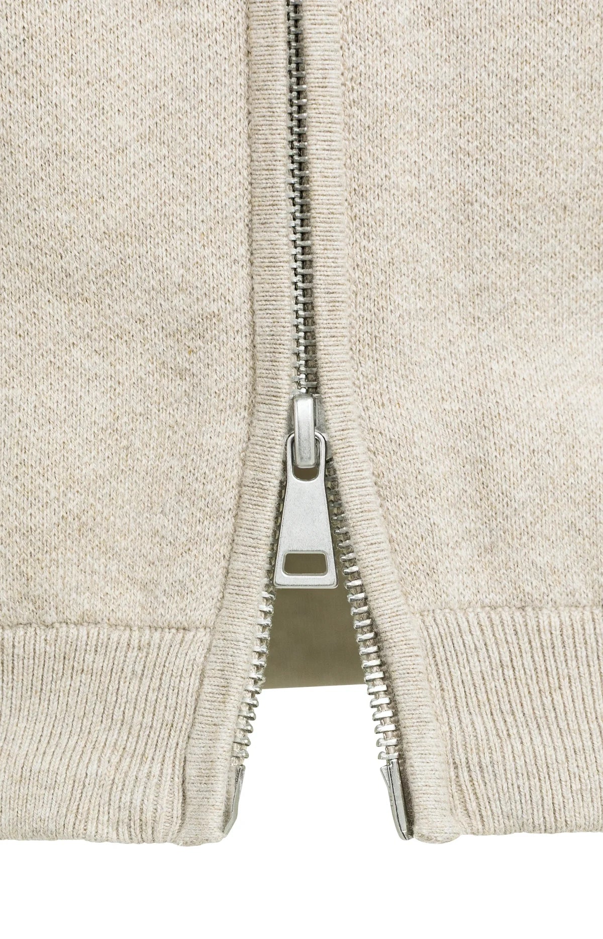 YAYA Strick-Cardigan mit Jacquardmuster und Reißverschluss