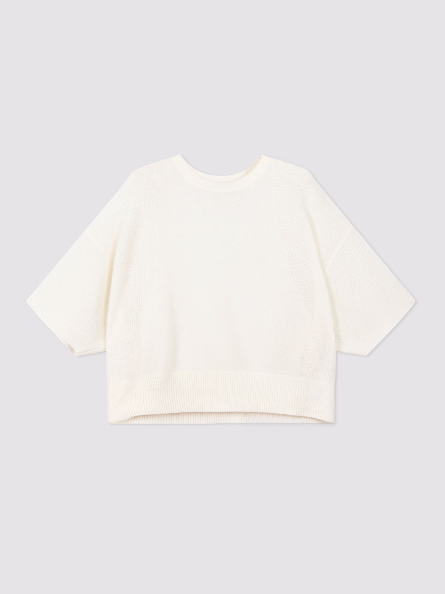 Repeat Cashmere Oversized Bio Cashmere Pullover Cream