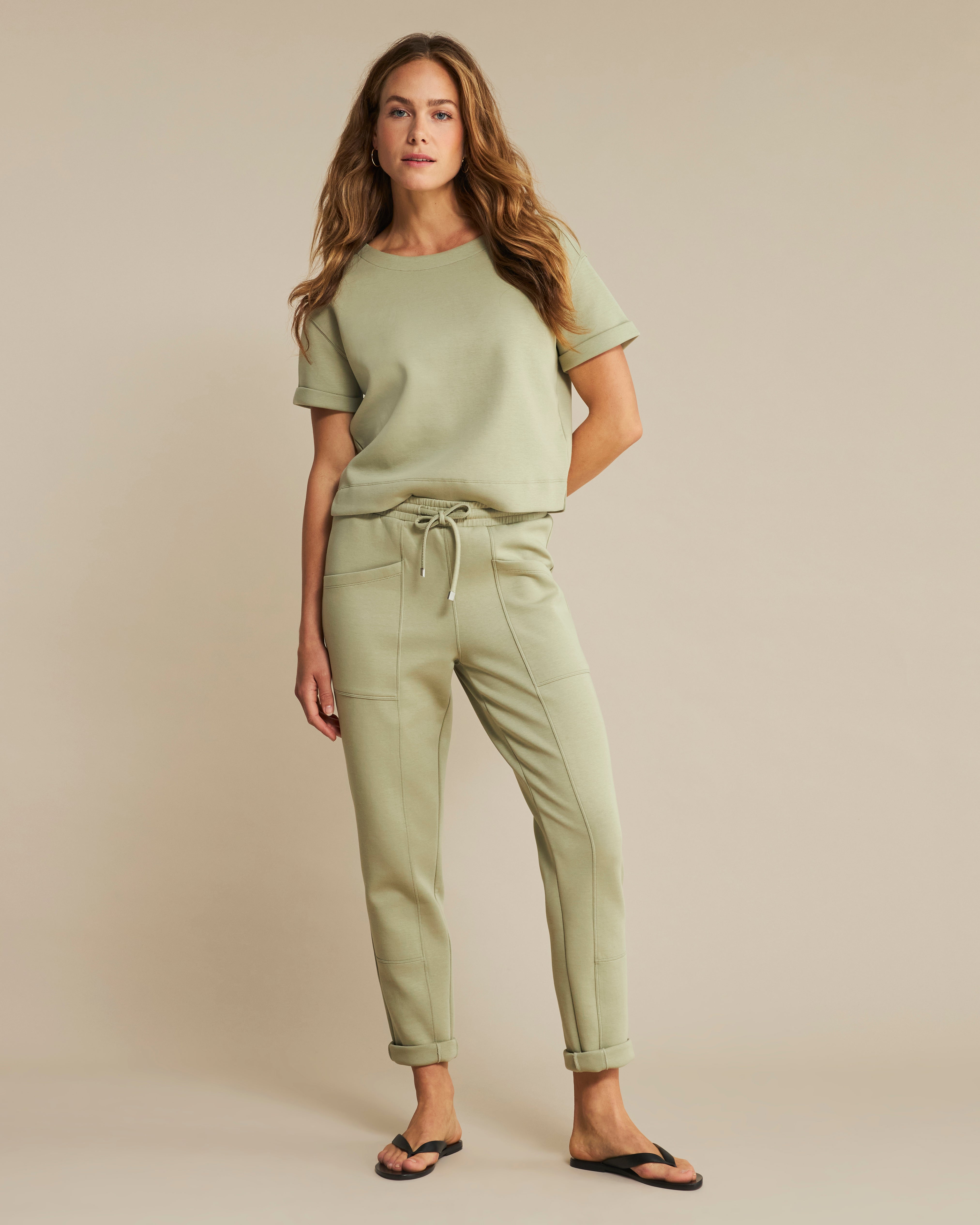 Red Button Skyler Scuba T-Shirt Top in Summersage