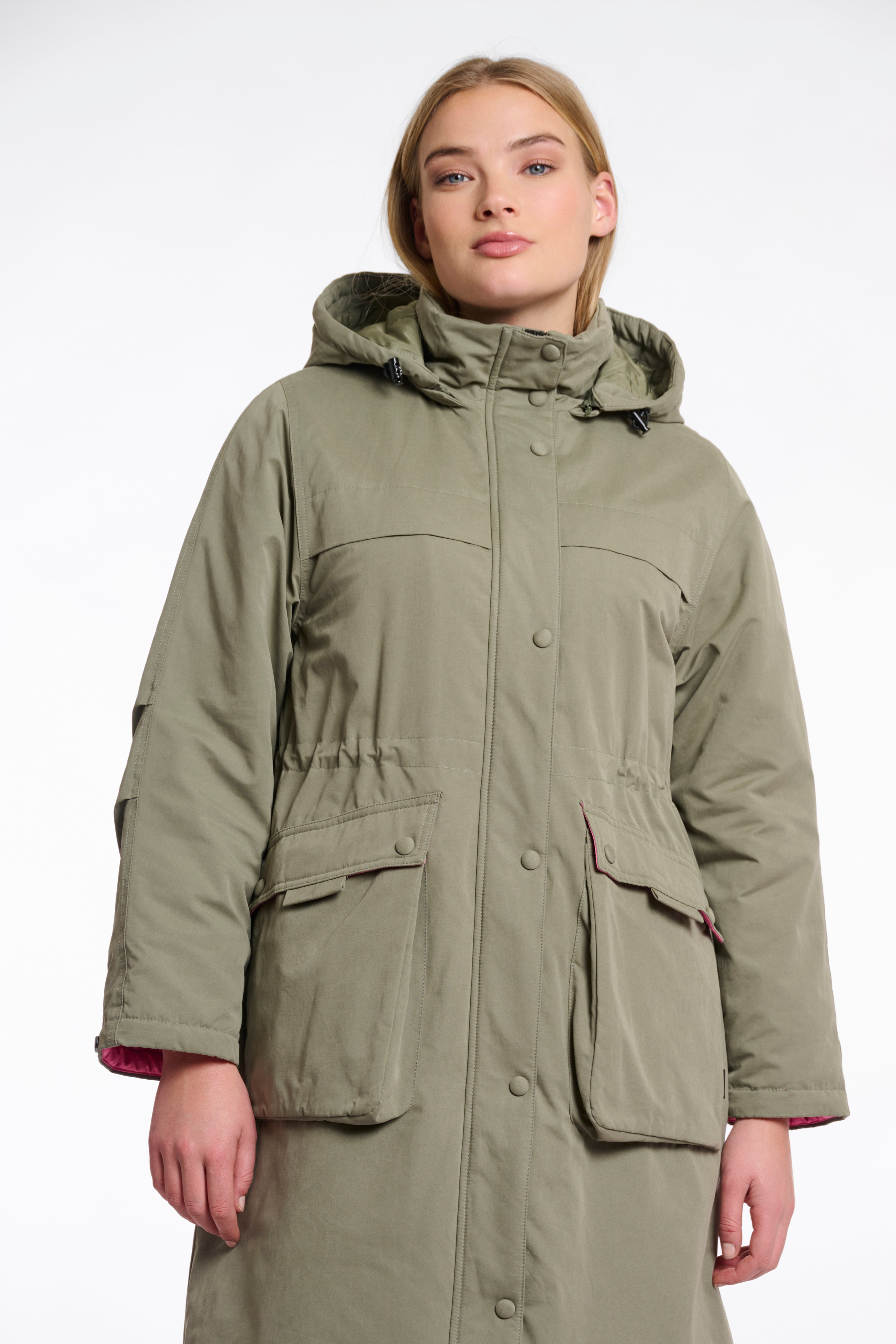 Rino & Pelle Lina Long Parka Gree Ash