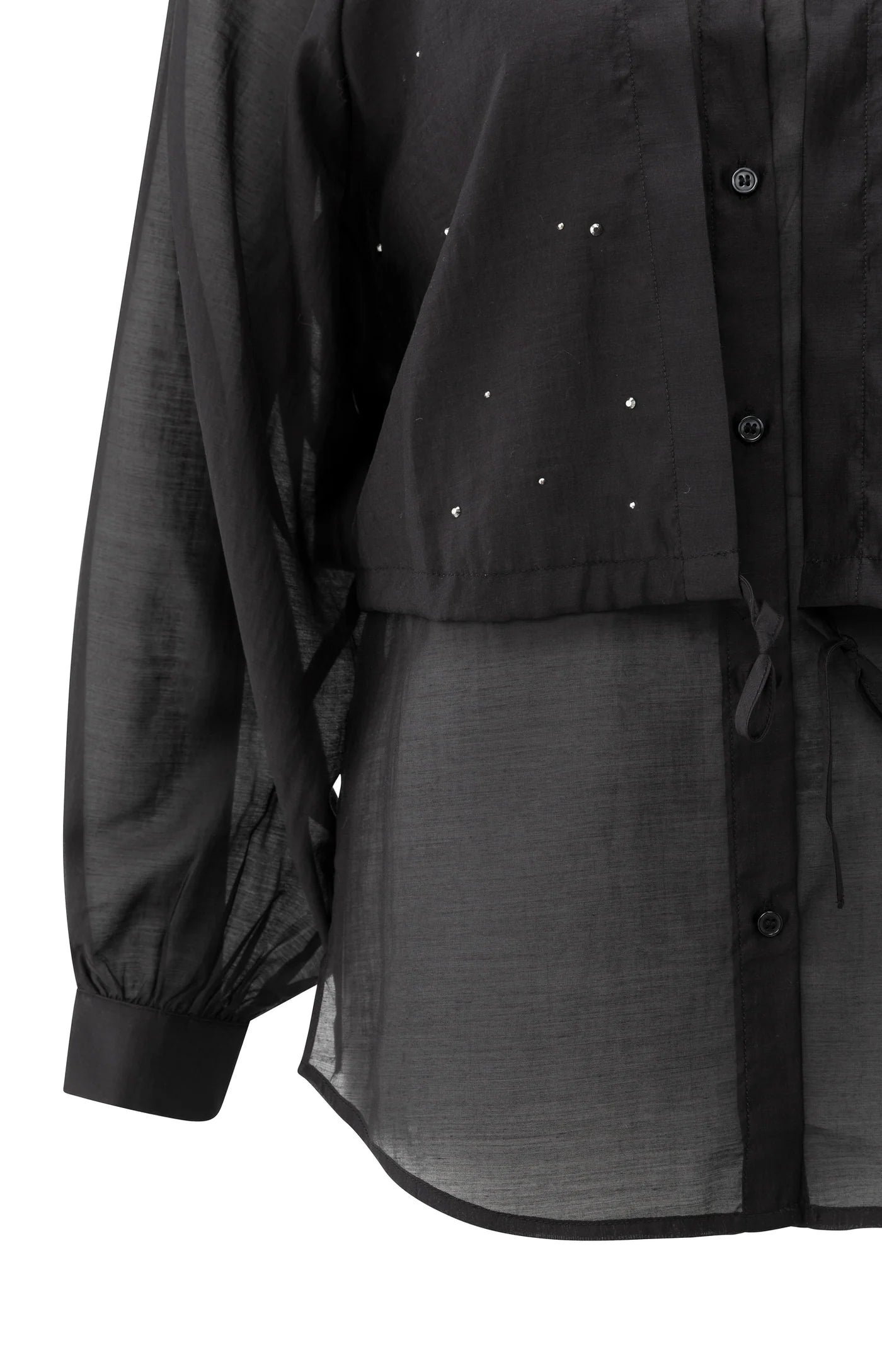 YAYA Doppellagige Bluse mit Zierdetails